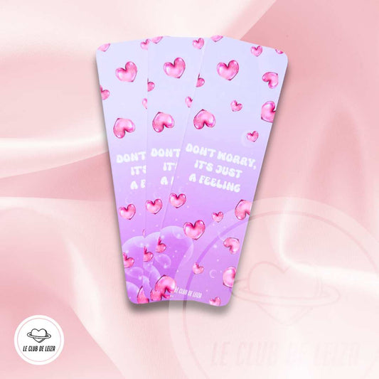 Anxiety queen handmade bookmark with mental health awareness, empowering kawaii design