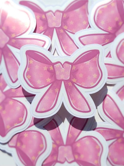 Busy dating my fictional character bow sticker, bookworm kawaii design for readers
