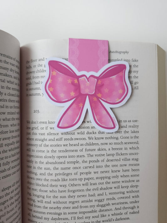"Sweet Bow", Handmade Magnetic Bookmark - Le Club de Leiza - Bookmark