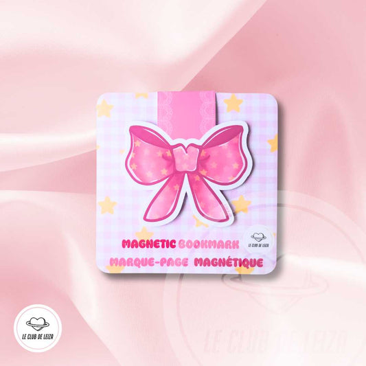 "Sweet Bow", Handmade Magnetic Bookmark - Le Club de Leiza - Bookmark