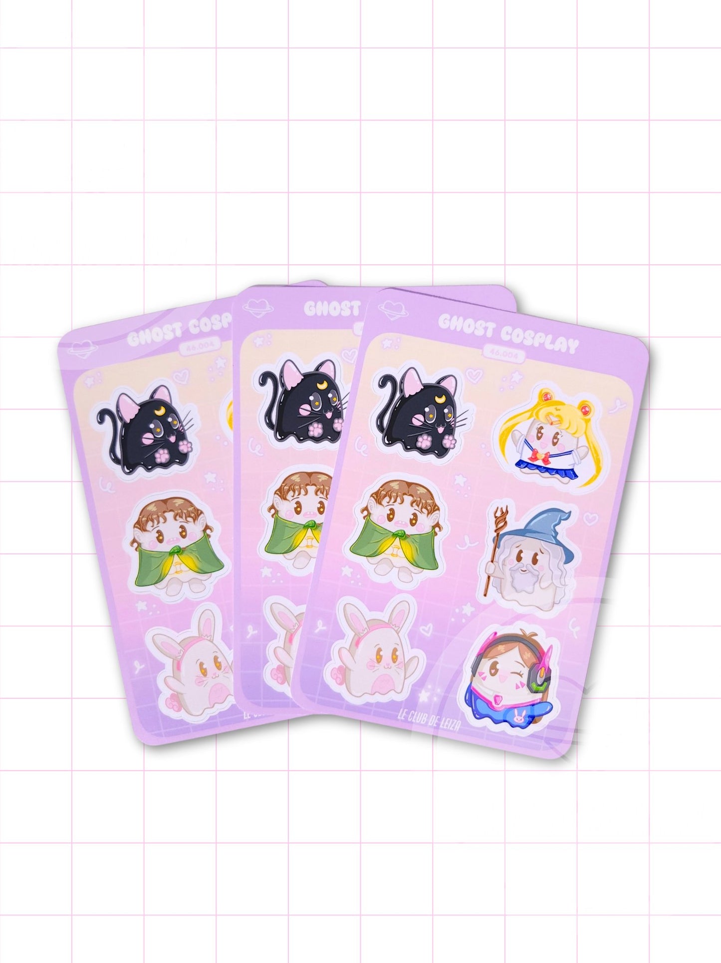 Ghost Cosplay - Sticker Sheet