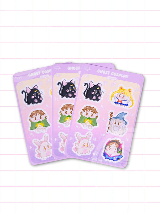 Ghost Cosplay - Sticker Sheet