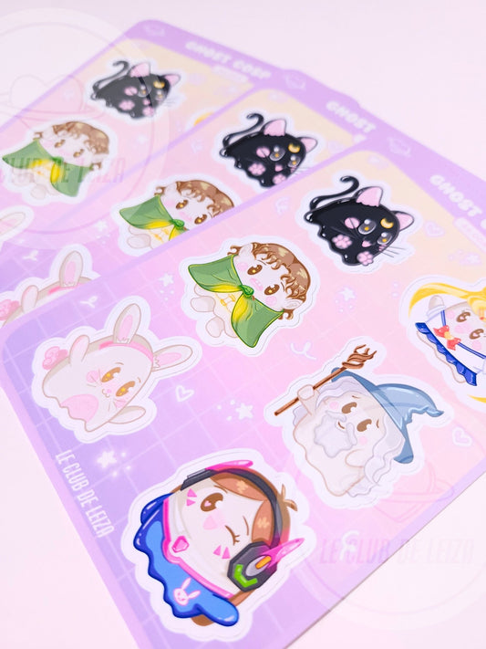 Ghost Cosplay - Sticker Sheet