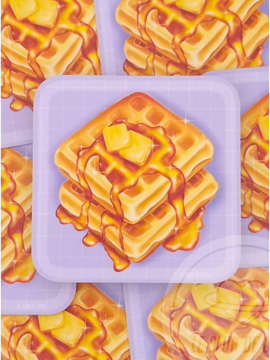 Waffles - Vinyl Sticker