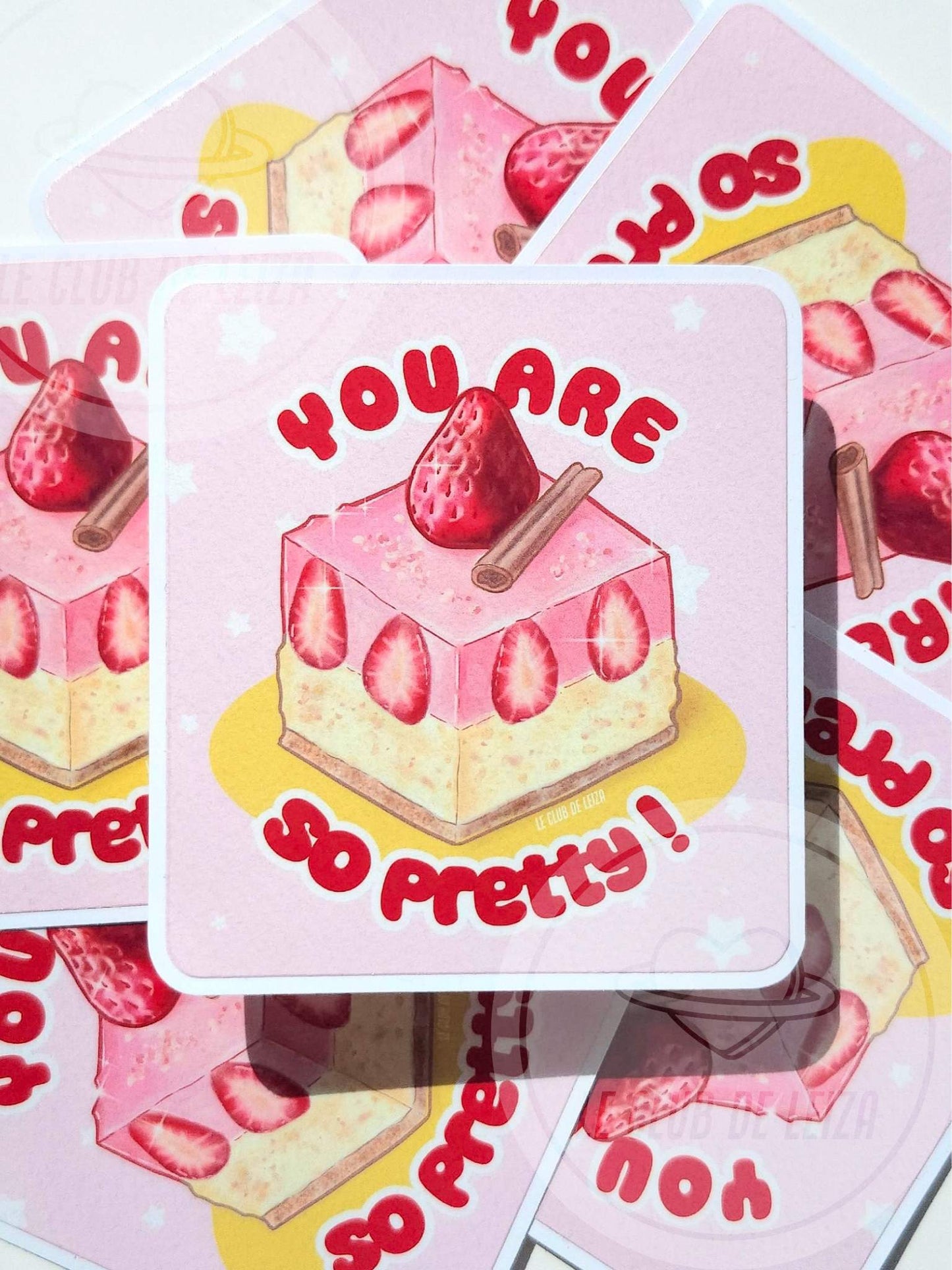 "You Are So Pretty!" Strawberry Shortcake - Vinyl Sticker
