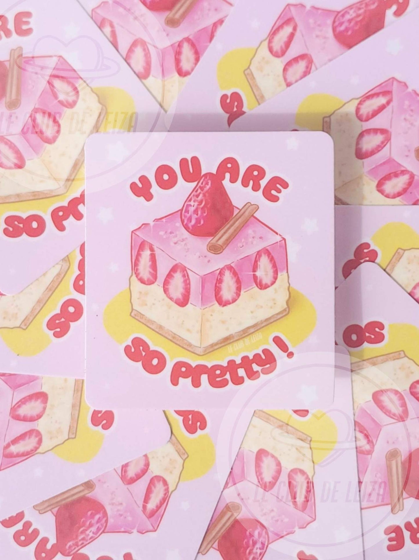 "You Are So Pretty!" Strawberry Shortcake - Vinyl Sticker