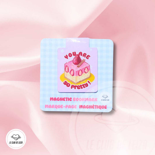 "You Are So Pretty!" Strawberry Shortcake | Handmade Magnetic Bookmark - Le Club de Leiza - Bookmark