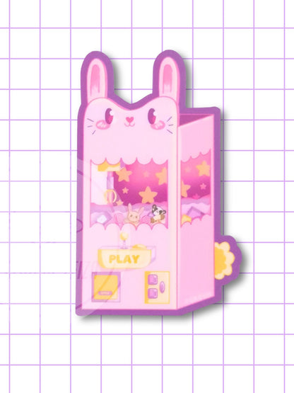Machine à Pince Kawaii Lapin - Autocollant Vinyle