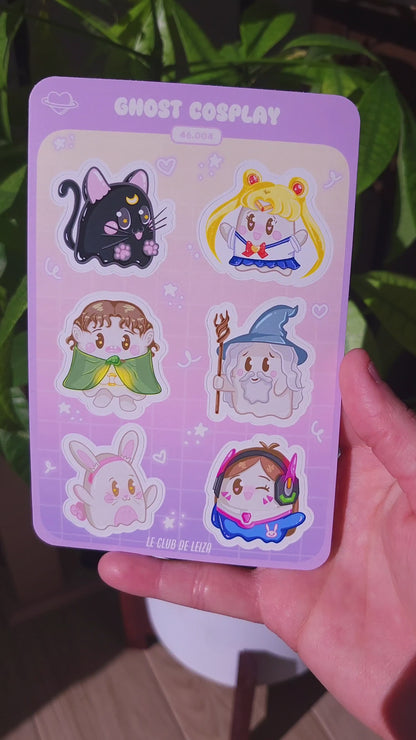Ghost Cosplay - Sticker Sheet