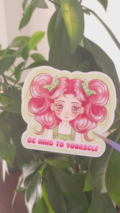 Be Kind to Yourself - Vinyl Sticker