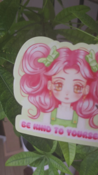 Be Kind to Yourself - Vinyl Sticker