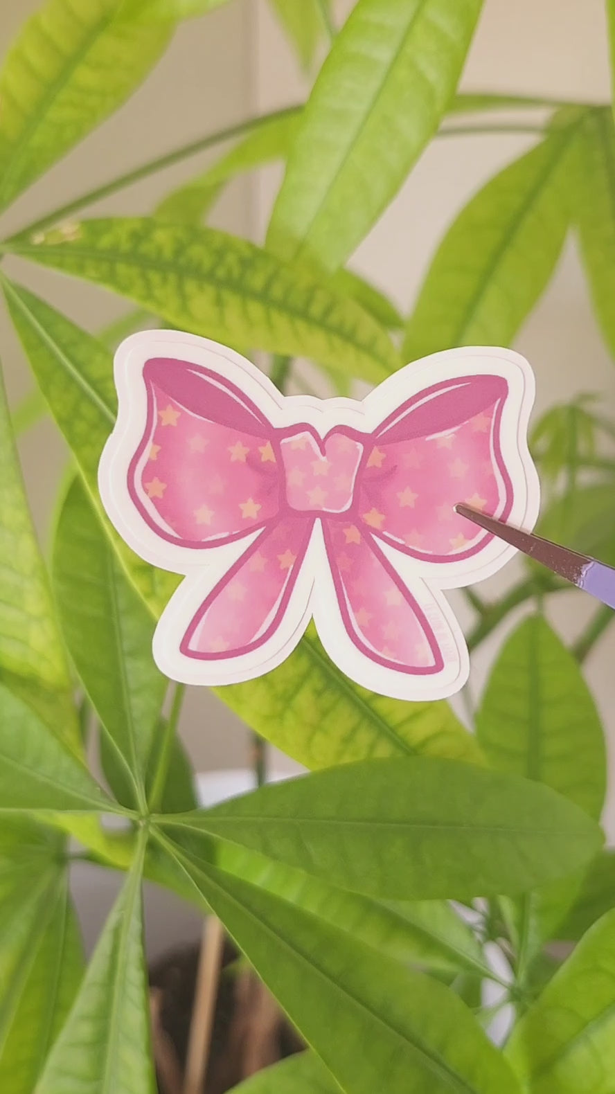 Busy dating my fictional character bow sticker, bookworm kawaii design for readers